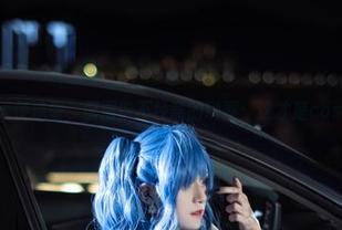 桜满三时的天使造型，原图中不经意的瞬间：这才是cos的乐趣吧！
